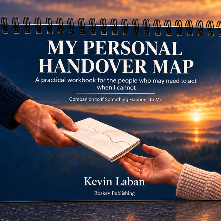 My Personal Handover Map workbook by Kevin Laban Top-bound wire-bound My Personal Handover Map workbook